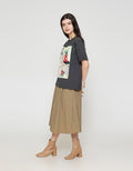 ZES Girl Boss Kaos Oversize Wanita CRLVT017