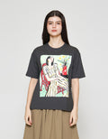 ZES Girl Boss Kaos Oversize Wanita CRLVT017