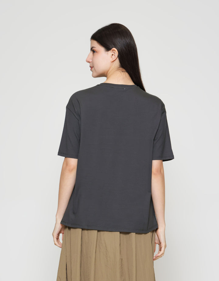 ZES Girl Boss Kaos Oversize Wanita CRLVT017