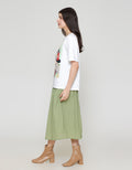 ZES Girl Boss Kaos Oversize Wanita CRLVT017