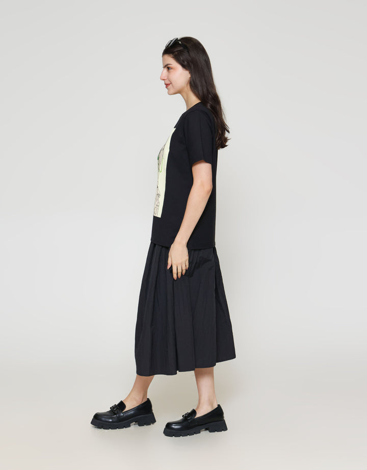 ZES Regular Silhouette Kaos Wanita CRLVT022