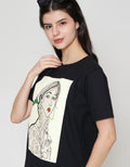 ZES Regular Silhouette Kaos Wanita CRLVT022