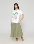 ZES Regular Silhouette Kaos Wanita CRLVT022