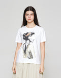 ZES Regular Silhouette Kaos Wanita CRLVT023