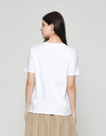 ZES Regular Abstract Foil Kaos Wanita CRLVT024