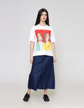 ZES Oversize Girl Boss Kaos Oversize Wanita CRLVT025