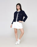 ZES Regular With Double Pocket Jaket Denim Wanita BLDT001