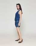 ZES Vest Denim Wanita PRDT001