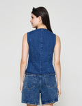 ZES Vest Denim Wanita PRDT001