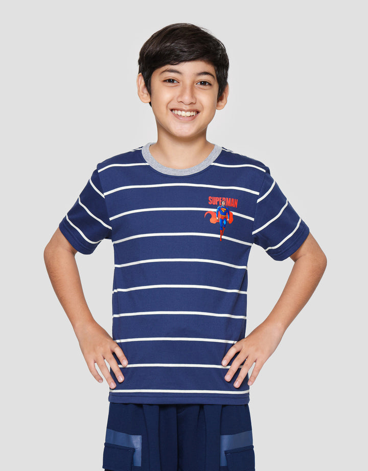 Character Superman Movie Salur Fly Kaos Anak Laki-laki