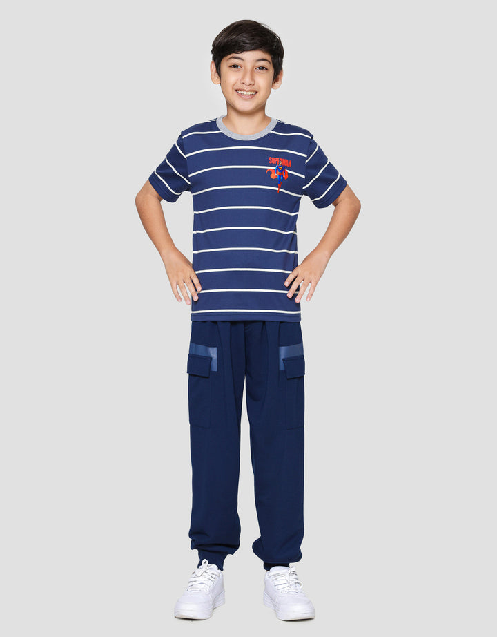 Character Superman Movie Salur Fly Kaos Anak Laki-laki