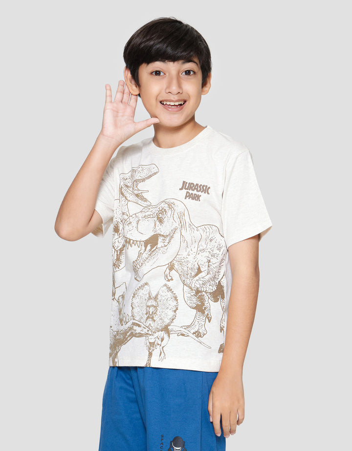 Character Jurassic Teams Kaos Anak Laki-laki
