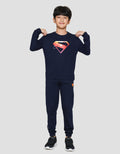 Character Superman Movie Logo Sweater Anak Laki-laki
