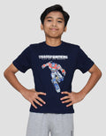 Character Optimus Action Logo Kaos Anak Laki-laki