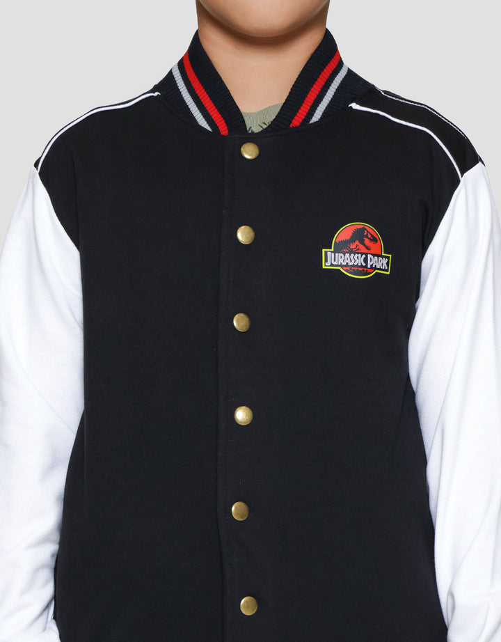 Character Jurassic Logo Lengan Jaket Anak Laki-laki