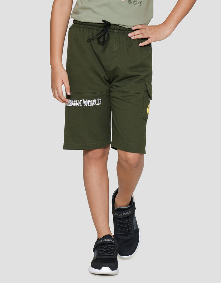 Character Jurassic Logo Kantong Celana Pendek Anak Laki-laki