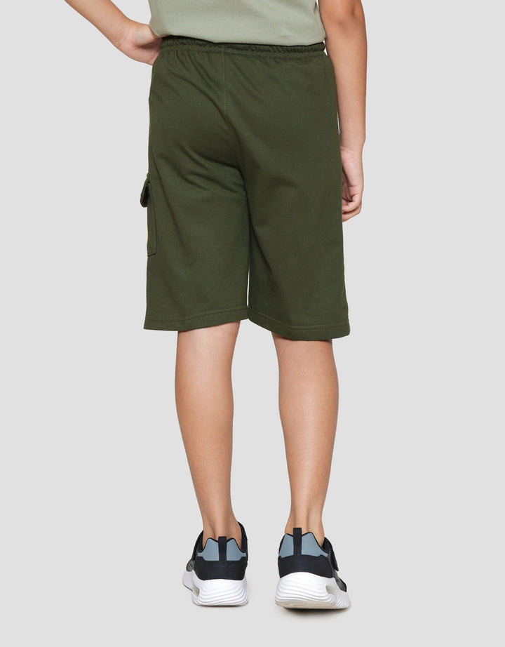 Character Jurassic Logo Kantong Celana Pendek Anak Laki-laki