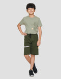 Character Jurassic Logo Kantong Celana Pendek Anak Laki-laki