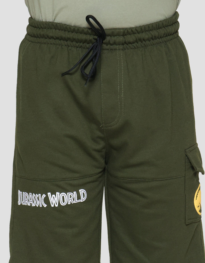 Character Jurassic Logo Kantong Celana Pendek Anak Laki-laki