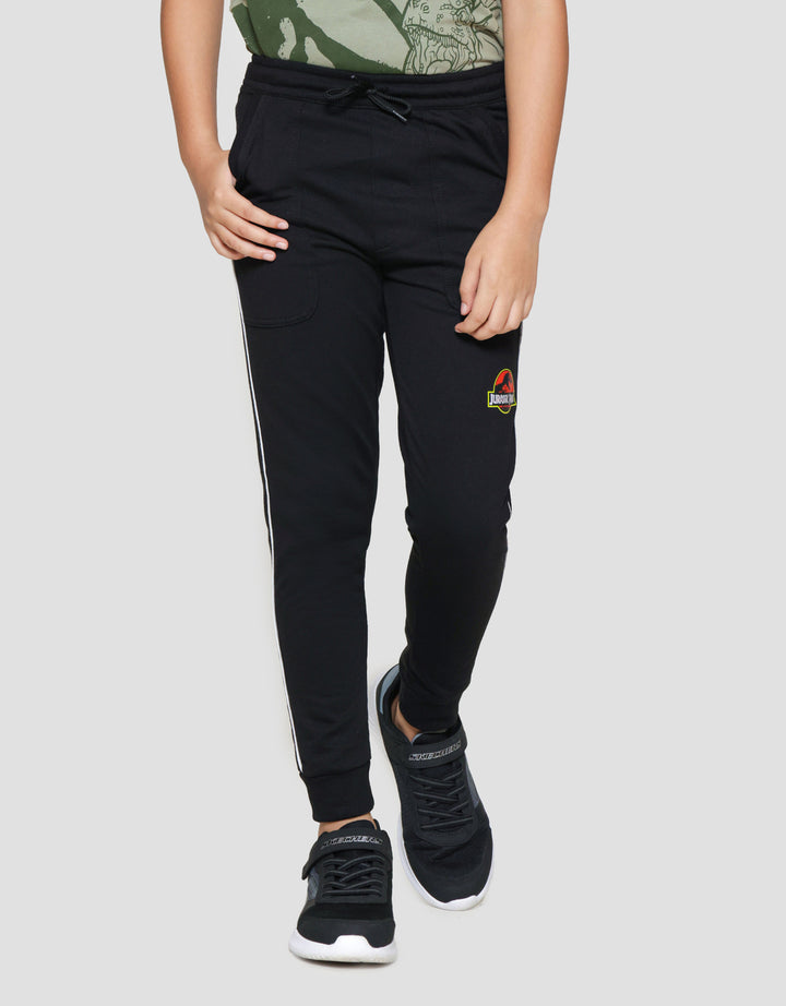Character Jurassic Logo Lis Samping Jogger Anak Laki-laki