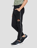 Character Jurassic Logo Lis Samping Jogger Anak Laki-laki