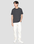 Cole Stripes Small Neck Kaos Lengan Pendek Pria