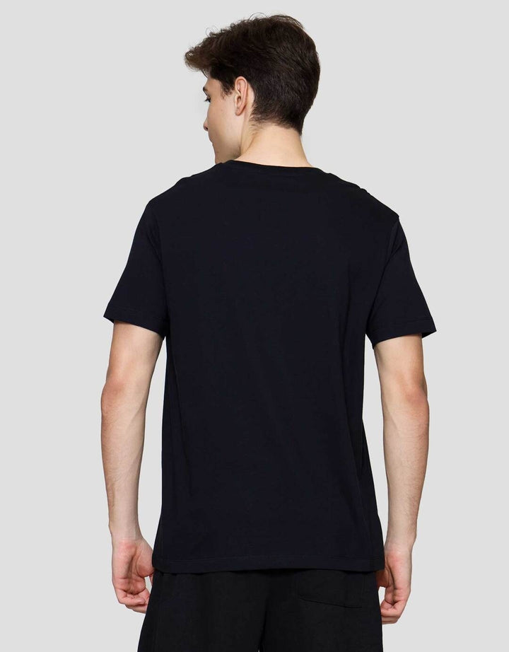 Cole Solid Interlock Piping Kaos Lengan Pendek Pria