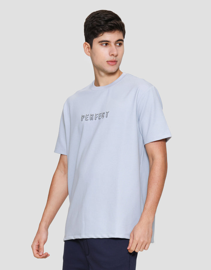 Cole Solid Texture Twill Embro Perfect Kaos Pria
