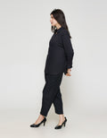 ZES Back Ribbon Opening Kemeja Wanita TSBWT010