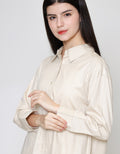 ZES Back Ribbon Opening Kemeja Wanita TSBWT010