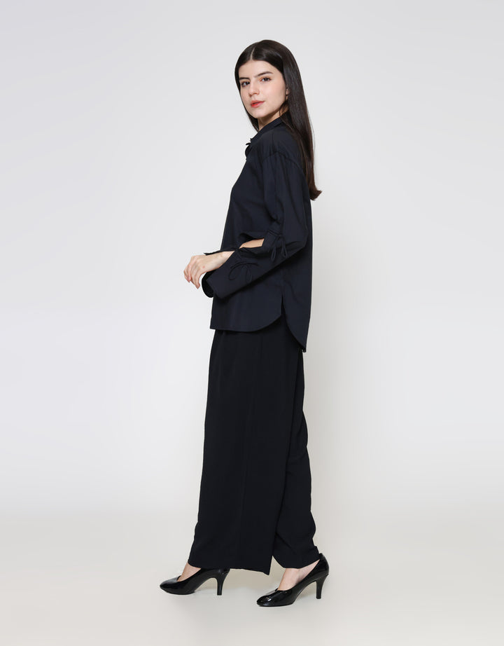 ZES Ribbon On Hand Kemejs Wanita TSBWT011