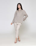 ZES Ribbon On Hand Kemejs Wanita TSBWT011