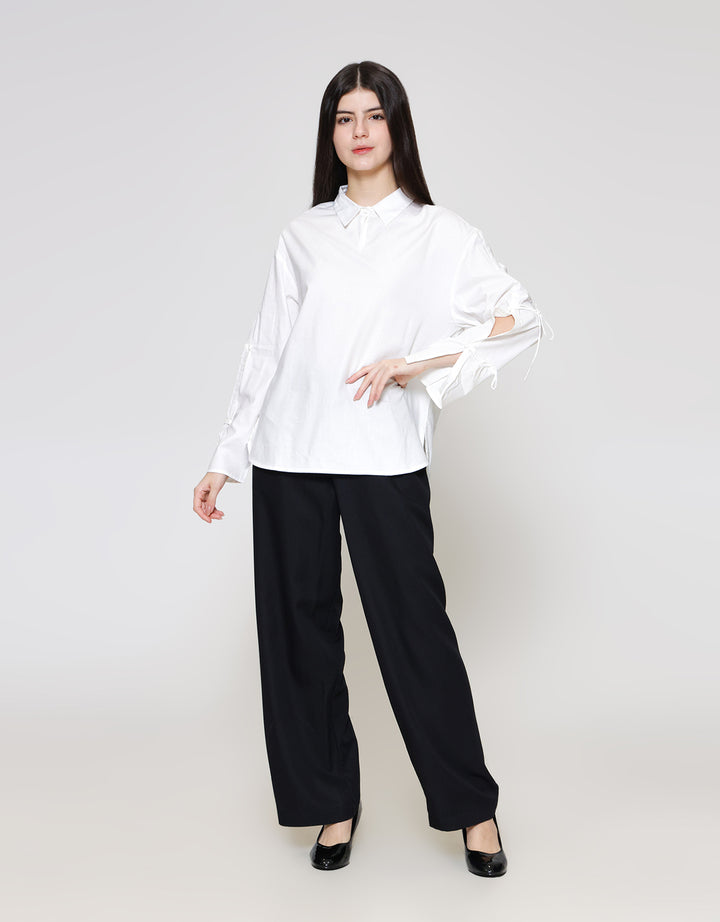 ZES Ribbon On Hand Kemejs Wanita TSBWT011