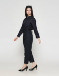 ZES Basic Tapered With Wide Belt Loop Celana Panjang Wanita TSBWB003