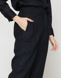 ZES Basic Tapered With Wide Belt Loop Celana Panjang Wanita TSBWB003