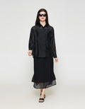 ZES Basic Lyocell Kemeja Oversize Wanita MELWT005