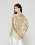 ZES Basic Lyocell Kemeja Oversize Wanita MELWT005