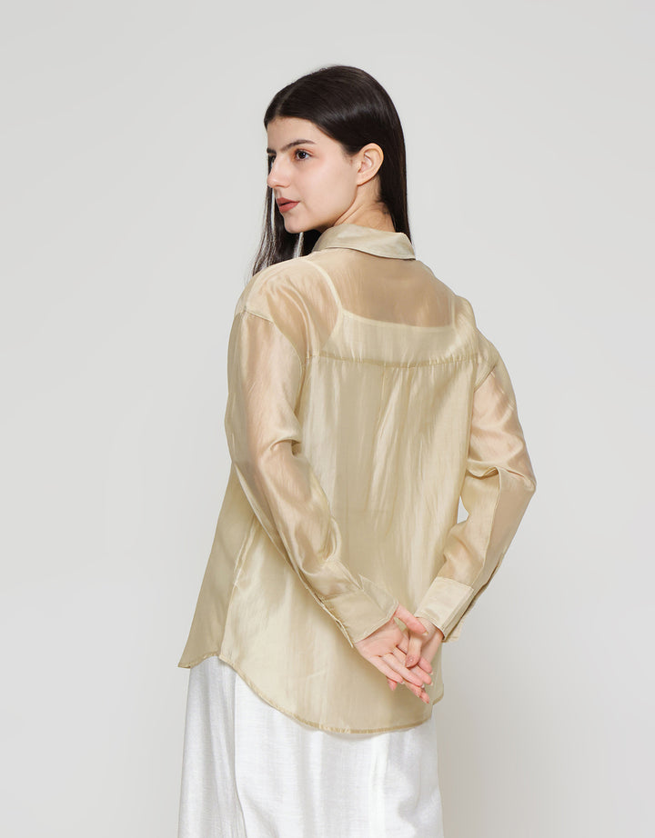 ZES Basic Lyocell Kemeja Oversize Wanita MELWT005