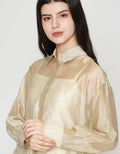 ZES Basic Lyocell Kemeja Oversize Wanita MELWT005