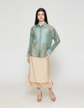 ZES Basic Lyocell Kemeja Oversize Wanita MELWT005