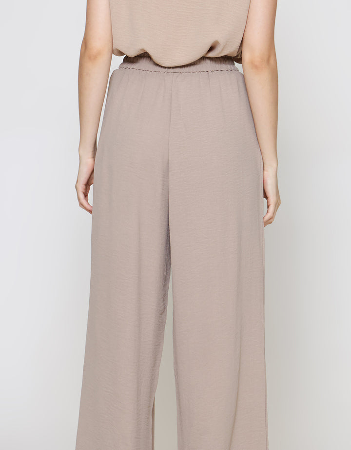 ZES Basic Loose Drapery Stretch Celana Panjang Wanita NIFWB007
