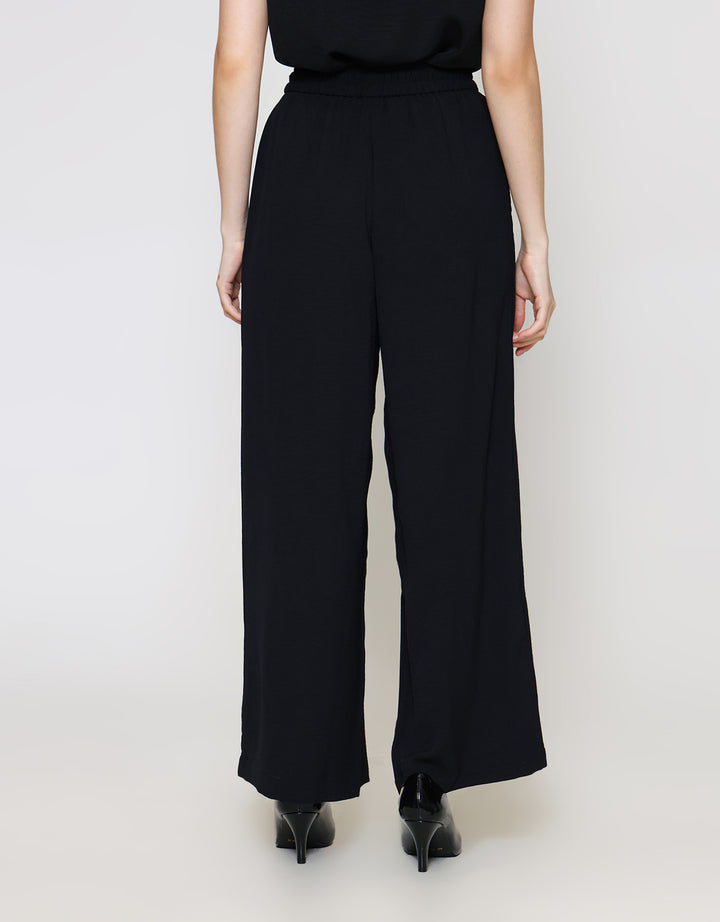ZES Basic Loose Drapery Stretch Celana Panjang Wanita NIFWB007