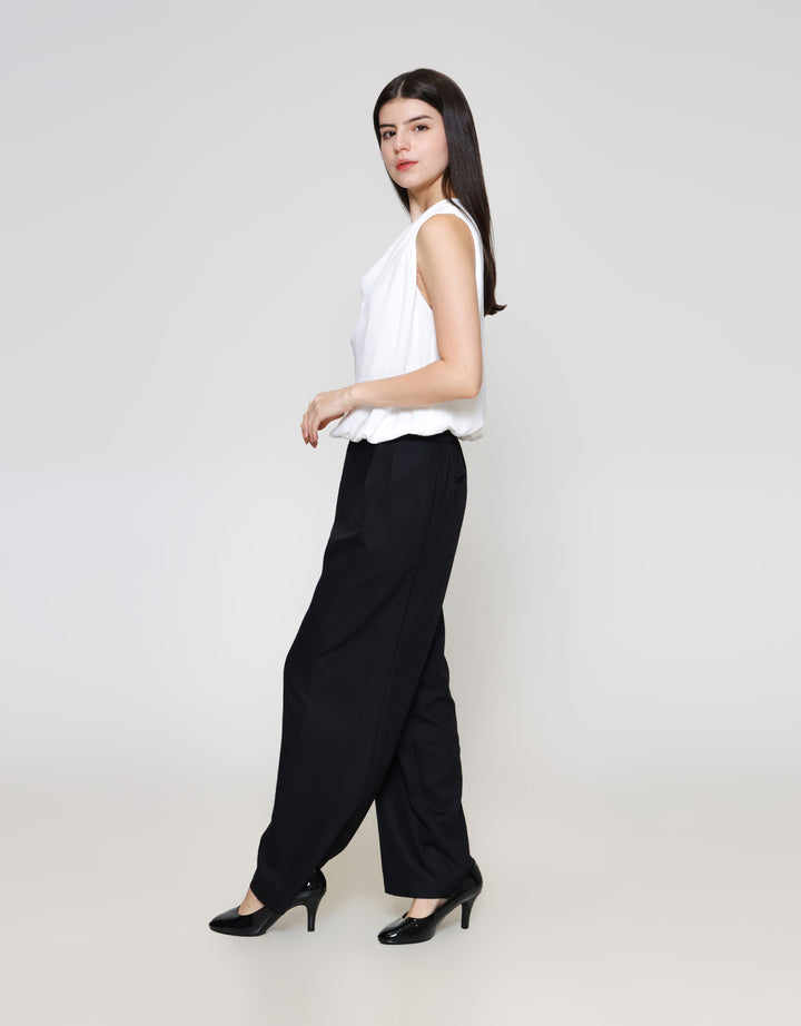 ZES Sleeveless Drape Blouse Wanita MPRWT005