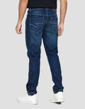 Cole Slim Milea Whisker Spray Celana Panjang Denim Pria