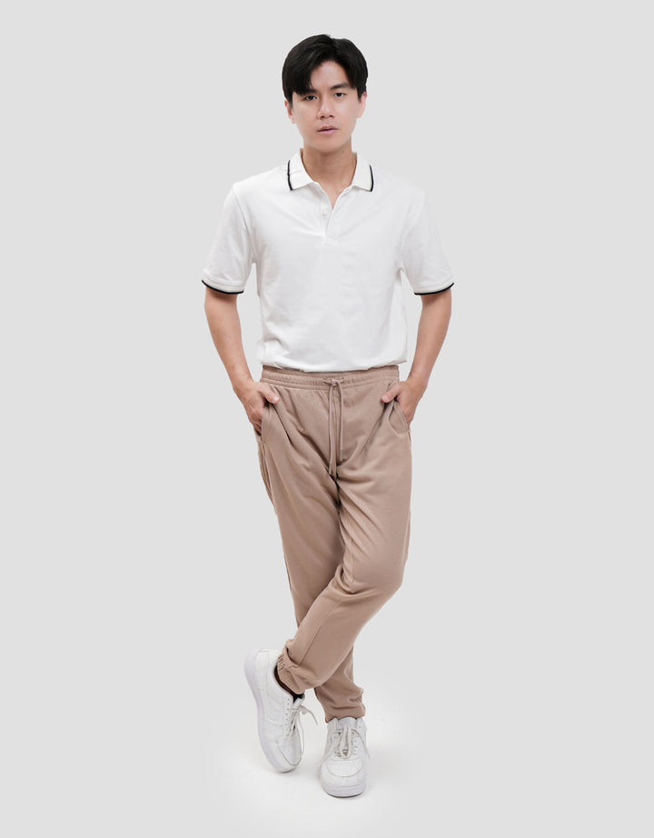 Cole Knit Fleace Piping Celana Panjang  Jogger Pria