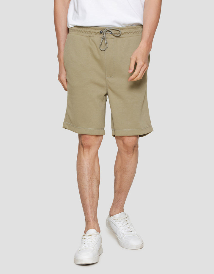 Cole Knit Pique Interlock Celana Pendek Pria