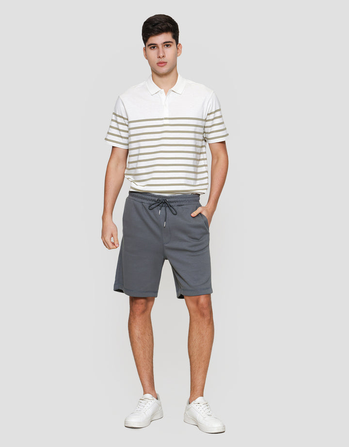 Cole Knit Pique Interlock Celana Pendek Pria