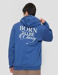Nevada Embro And Backprint Jaket Hoodie Pria
