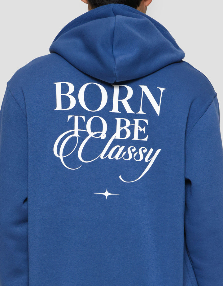 Nevada Embro And Backprint Jaket Hoodie Pria