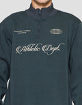 Nevada Half Zipper With Mix Rib Collar Sweater Pria